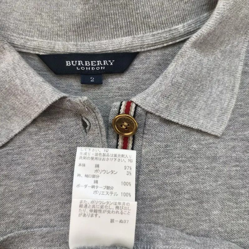 Burberry Burberry Summer Gray Cotton Blend T-Shirt Size M / US 6-8 / IT 42-44 - 7 Thumbnail