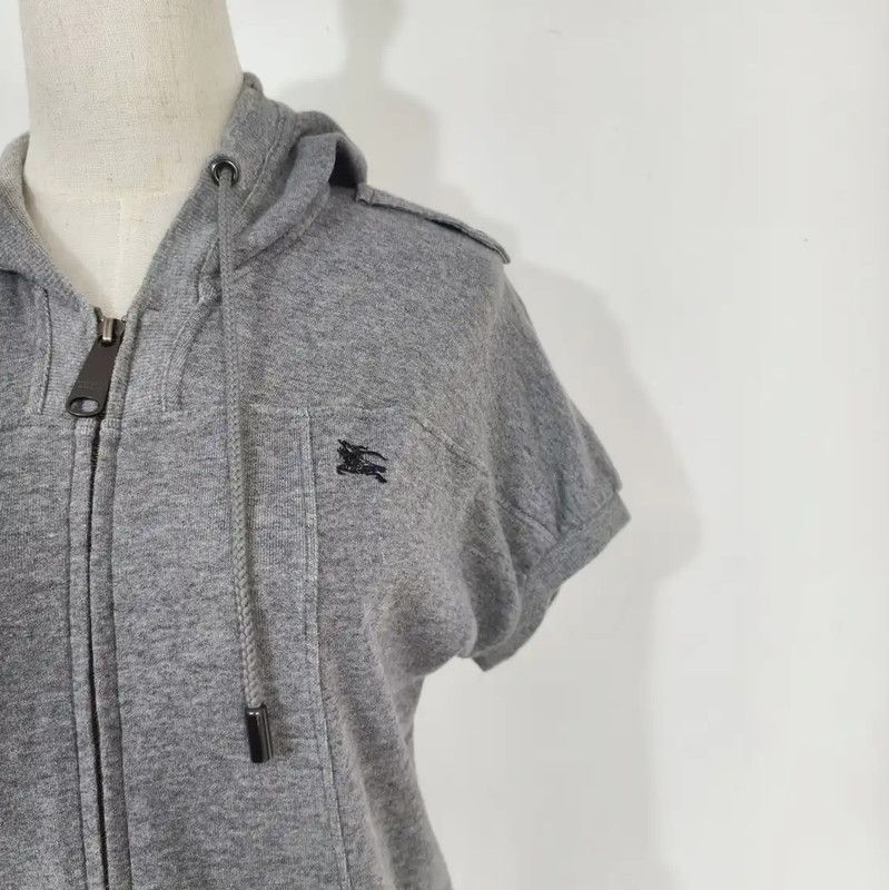 Burberry Burberry Gray Cotton Women's T-Shirt Size M / US 6-8 / IT 42-44 - 2 Thumbnail