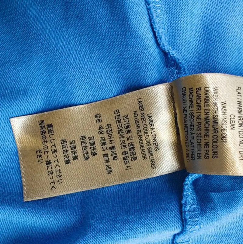 Burberry Burberry Blue Cotton T-Shirt for Women Size XL / US 12-14 / IT 48-50 - 7 Thumbnail