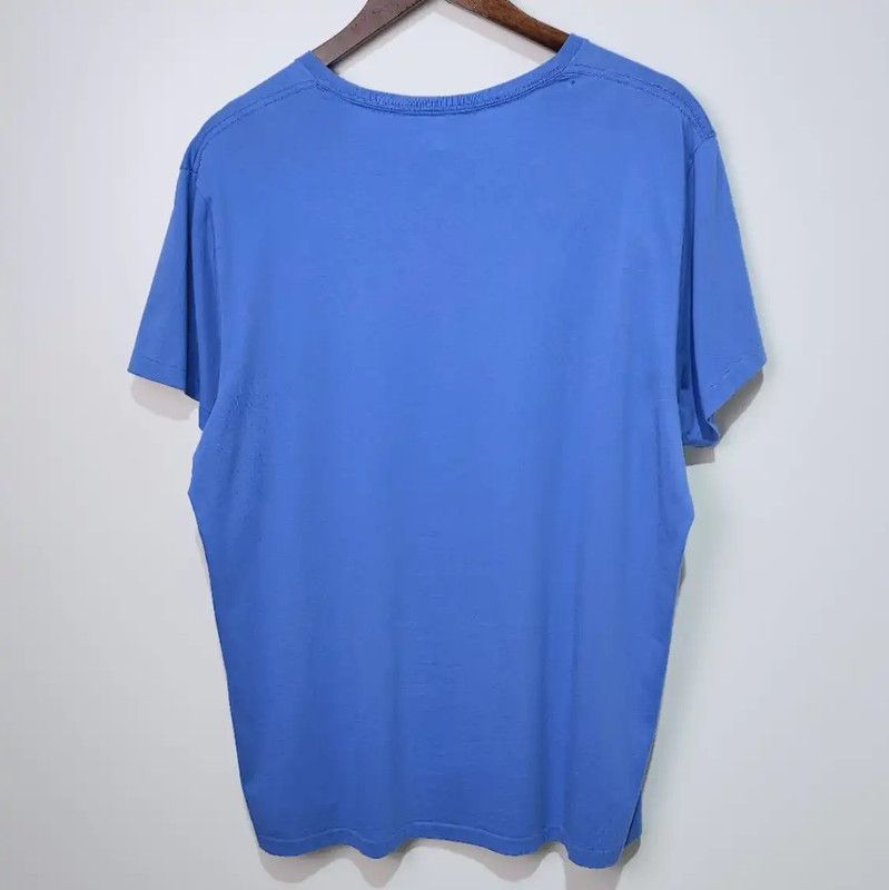 Burberry Burberry Blue Cotton T-Shirt for Women Size XL / US 12-14 / IT 48-50 - 2 Thumbnail