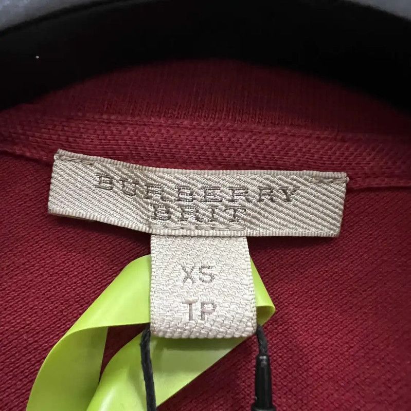 Burberry Burberry Red Cotton Short Sleeve T-Shirt Size XS / US 0-2 / IT 36-38 - 4 Thumbnail