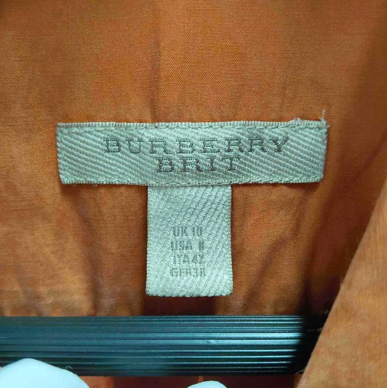 Burberry Burberry Summer Cotton Dress in Dark Brown Size L / US 10 / IT 46 - 3 Thumbnail