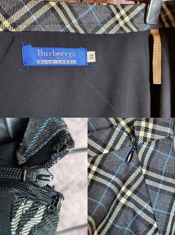 Burberry Burberry Gray Wool-Blend Midi Skirt Size 27" / US 4 / IT 40 - 7 Thumbnail