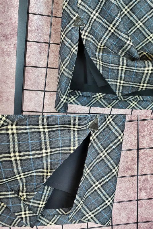 Burberry Burberry Gray Wool-Blend Midi Skirt Size 27" / US 4 / IT 40 - 5 Thumbnail