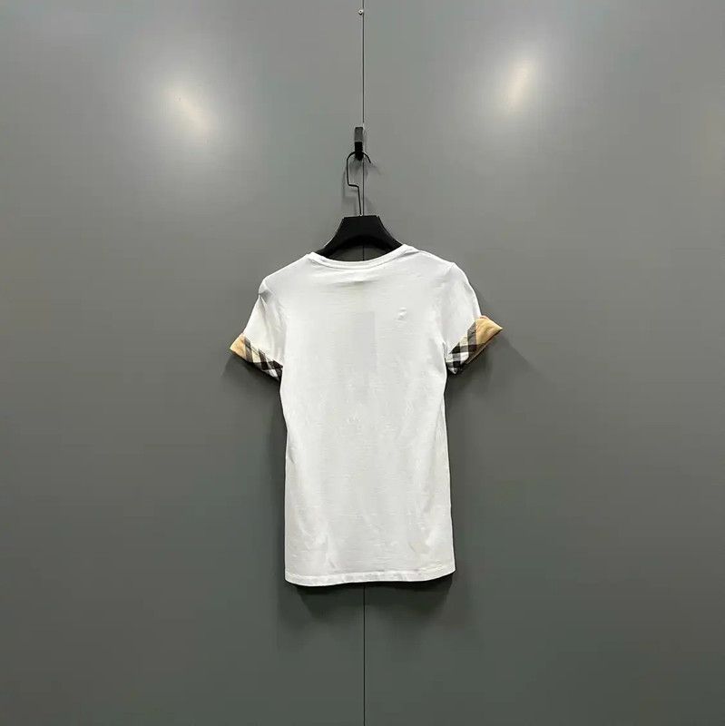 Burberry Burberry Women's White Cotton Short Sleeve T-Shirt Size S / US 4 / IT 40 - 2 Thumbnail