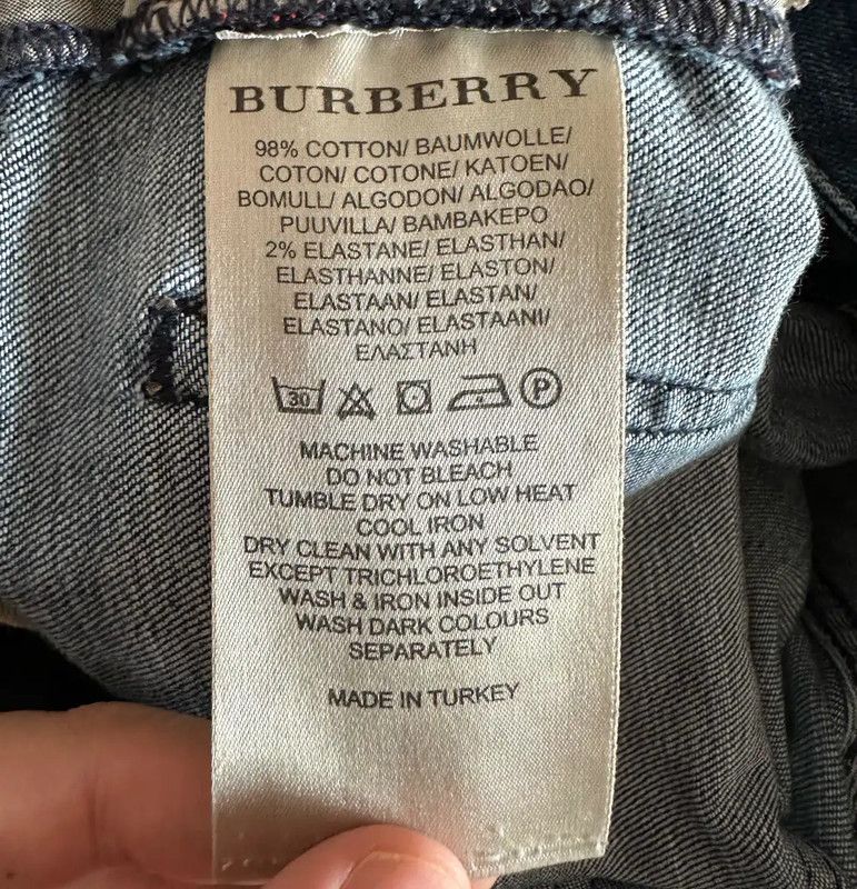 Burberry Burberry Blue Denim Women's Jeans M Size Size 26" / US 2 / IT 38 - 6 Thumbnail