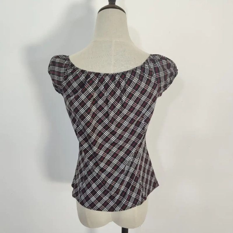 Burberry Burberry Summer Plaid Cotton T-Shirt Size M / US 6-8 / IT 42-44 - 5 Thumbnail