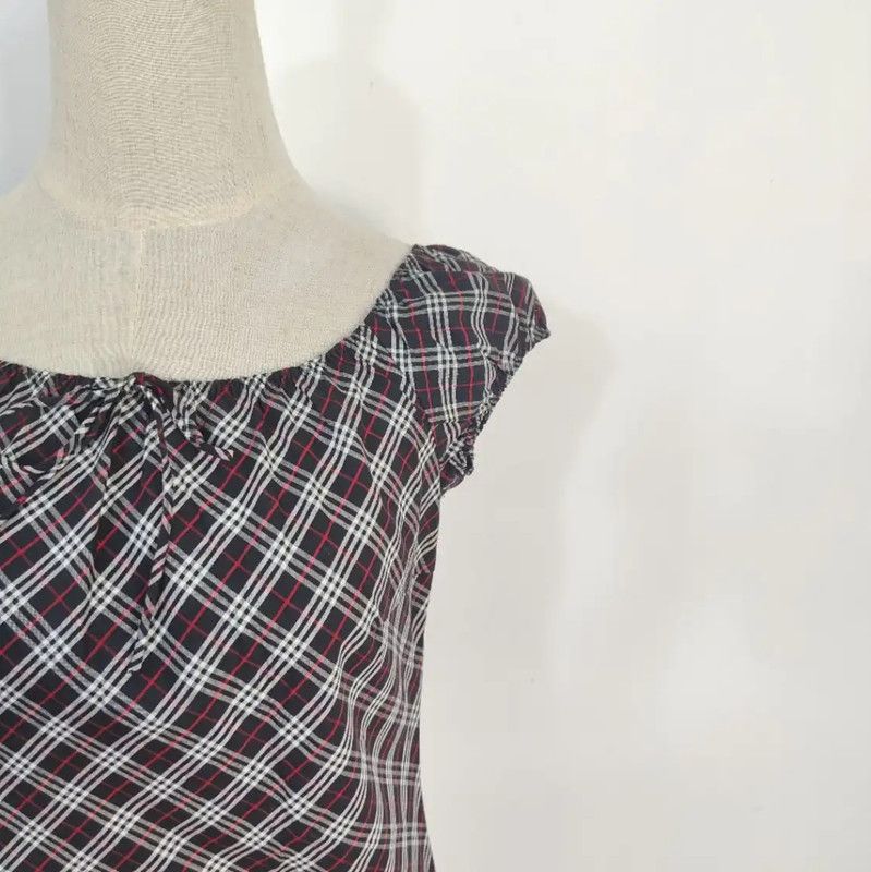 Burberry Burberry Summer Plaid Cotton T-Shirt Size M / US 6-8 / IT 42-44 - 2 Thumbnail