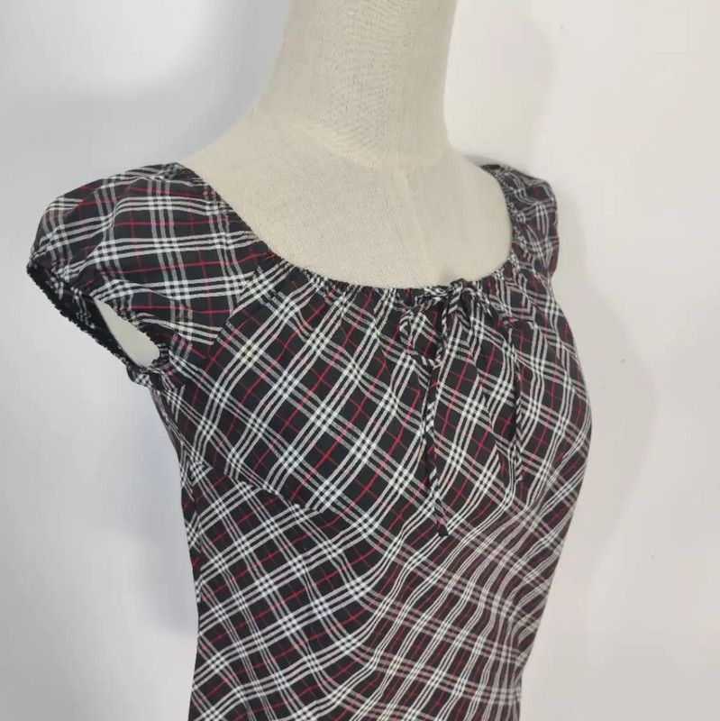 Burberry Burberry Summer Plaid Cotton T-Shirt Size M / US 6-8 / IT 42-44 - 3 Thumbnail