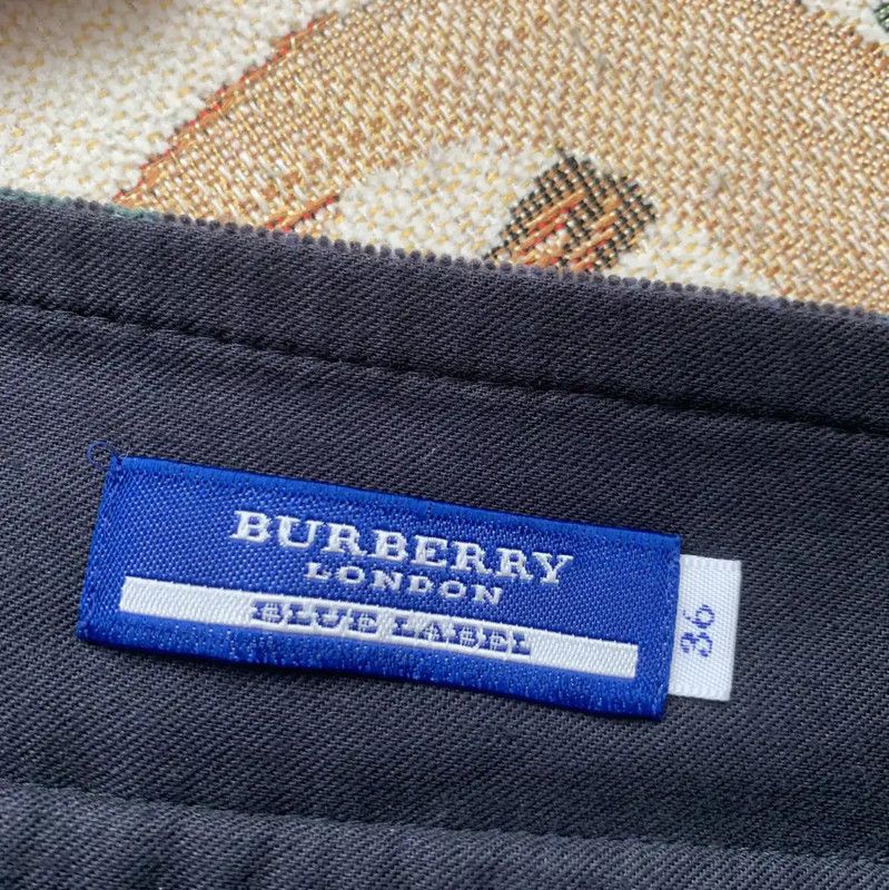 Burberry Burberry Navy Color Short Skirt for Women Size 23" - 3 Thumbnail