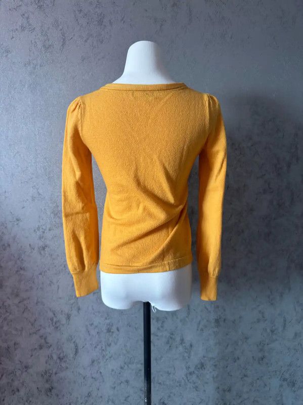 Burberry Burberry Yellow Wool Long Sleeve Sweater Size M / US 6-8 / IT 42-44 - 6 Thumbnail