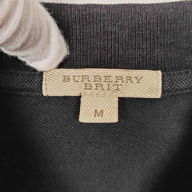 Burberry Burberry Black Cotton Women's T-Shirt Size M / US 6-8 / IT 42-44 - 3 Thumbnail