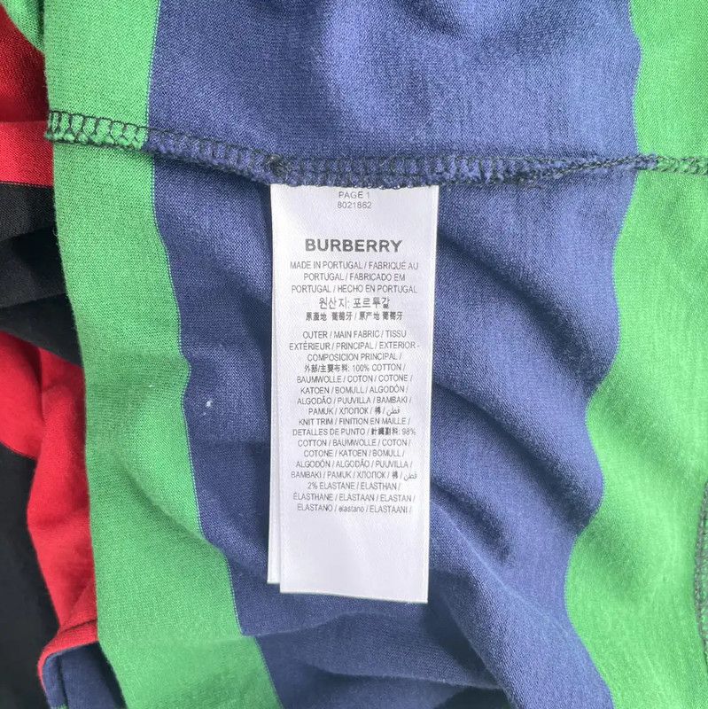 Burberry Burberry Color-Blocked Summer T-Shirt for Women Size S / US 4 / IT 40 - 7 Thumbnail