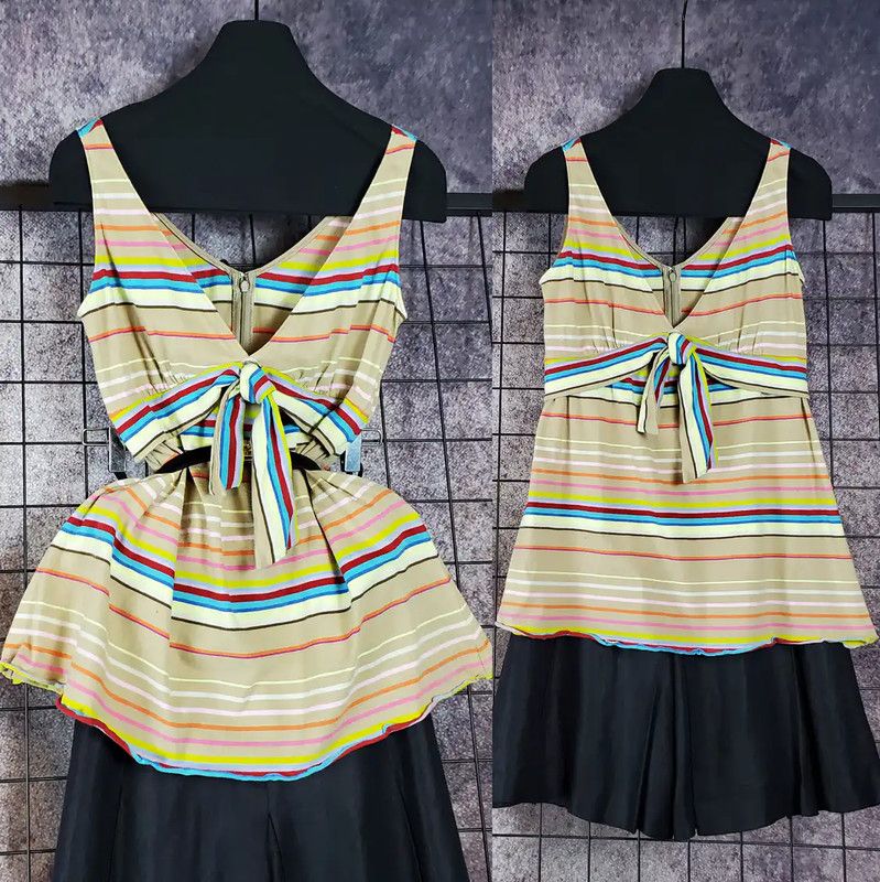 Burberry Burberry Summer Striped Cotton Blend Top Size M / US 6-8 / IT 42-44 - 2 Thumbnail