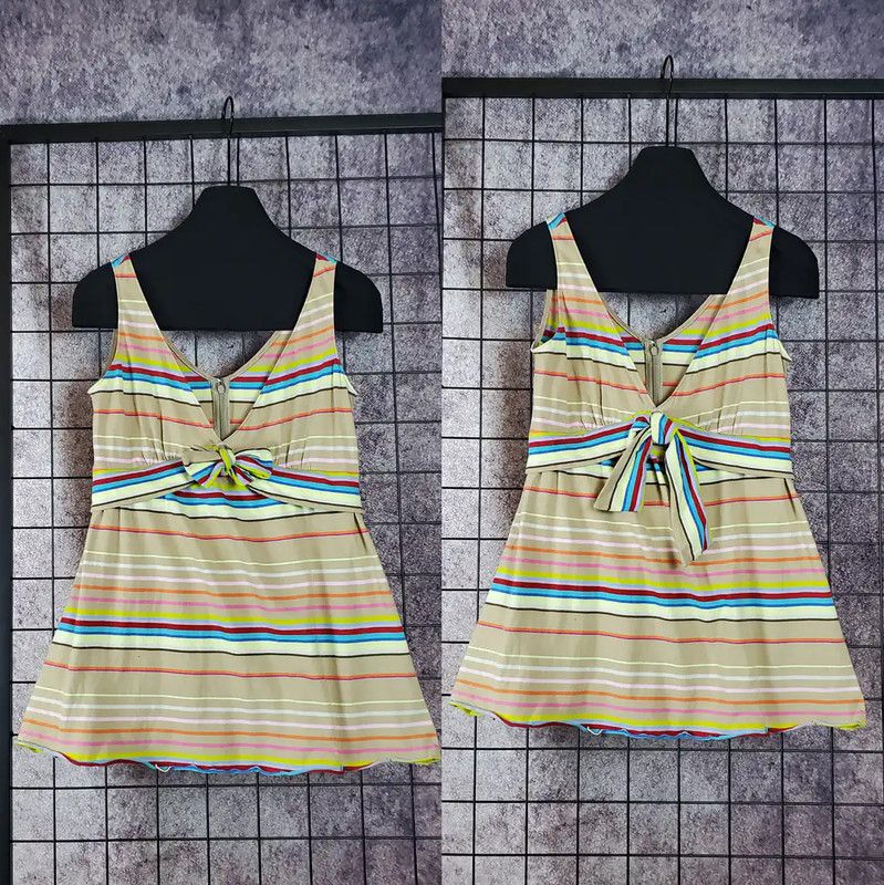 Burberry Burberry Summer Striped Cotton Blend Top Size M / US 6-8 / IT 42-44 - 4 Thumbnail