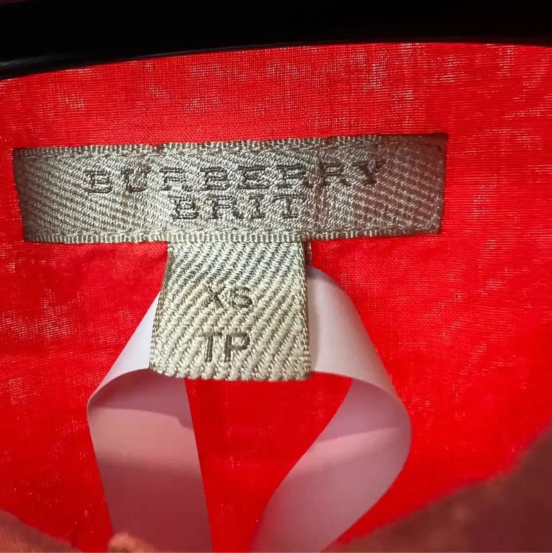 Burberry Burberry Red Cotton Women's Shirt Size XS / US 0-2 / IT 36-38 - 5 Thumbnail
