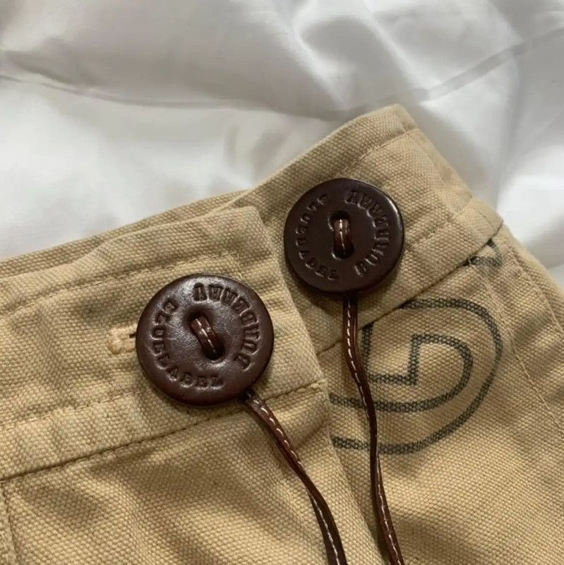 Burberry Burberry Khaki Pleated Skirt for Women Size 23" - 2 Thumbnail