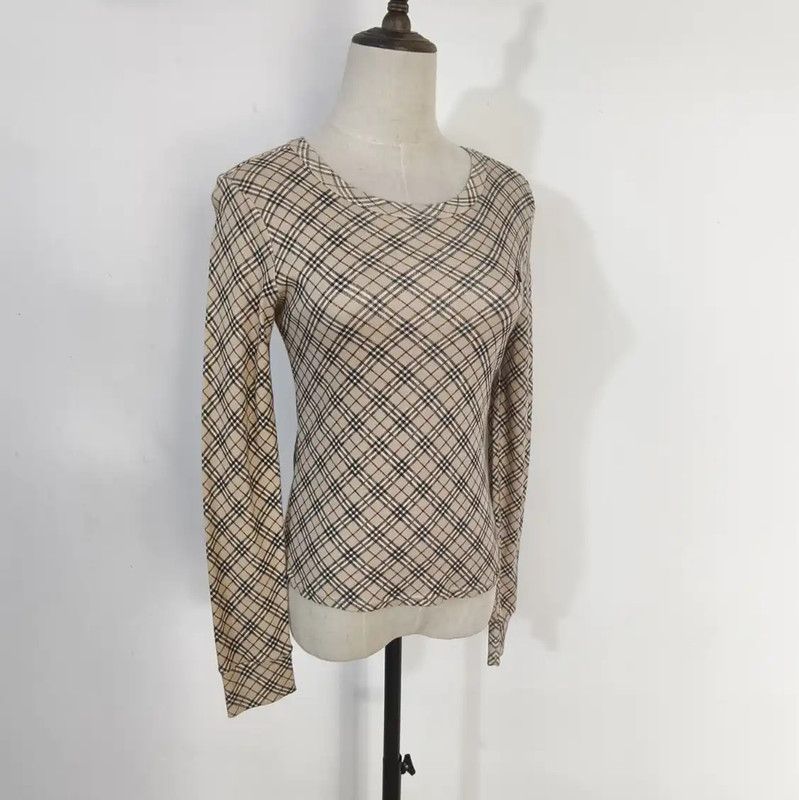 Burberry Burberry M Size Long Sleeve Khaki Shirt Size M / US 6-8 / IT 42-44 - 4 Thumbnail