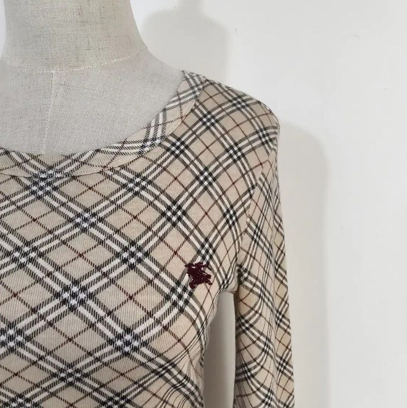 Burberry Burberry M Size Long Sleeve Khaki Shirt Size M / US 6-8 / IT 42-44 - 2 Thumbnail