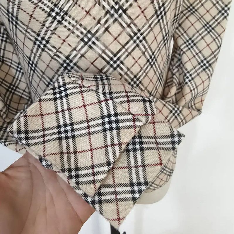 Burberry Burberry M Size Long Sleeve Khaki Shirt Size M / US 6-8 / IT 42-44 - 3 Thumbnail
