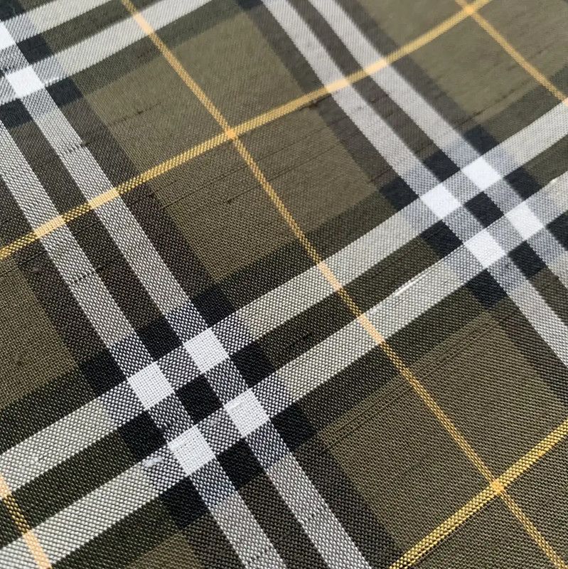 Burberry Burberry Green Check Women's Skirt Size 23" - 6 Thumbnail