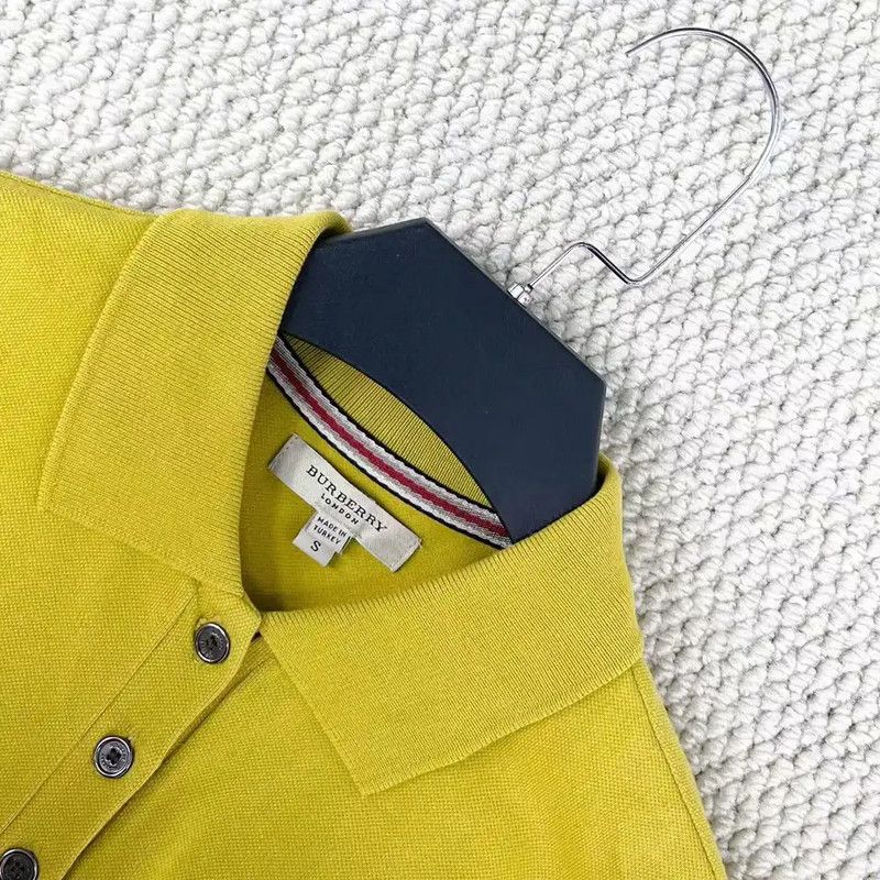 Burberry Burberry Yellow Short Sleeve Polo T-Shirt Size S / US 4 / IT 40 - 3 Thumbnail
