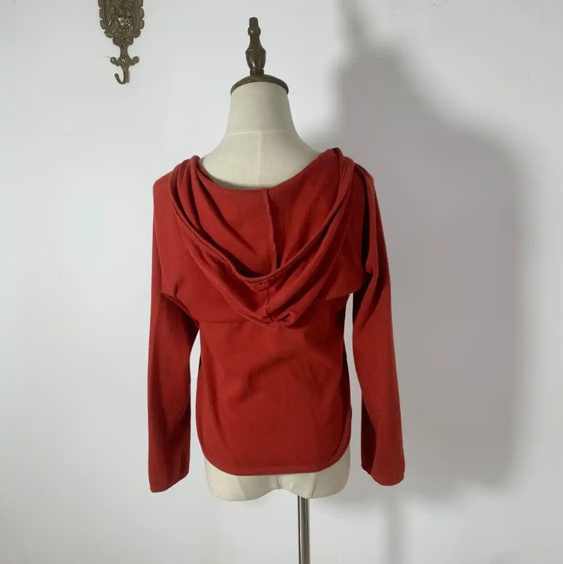 Burberry Burberry Red Cotton Women's Cardigan Size M / US 6-8 / IT 42-44 - 3 Thumbnail