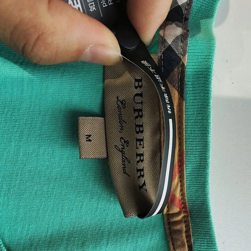 Burberry Burberry Green Cotton T-Shirt for Women Size M / US 6-8 / IT 42-44 - 4 Thumbnail