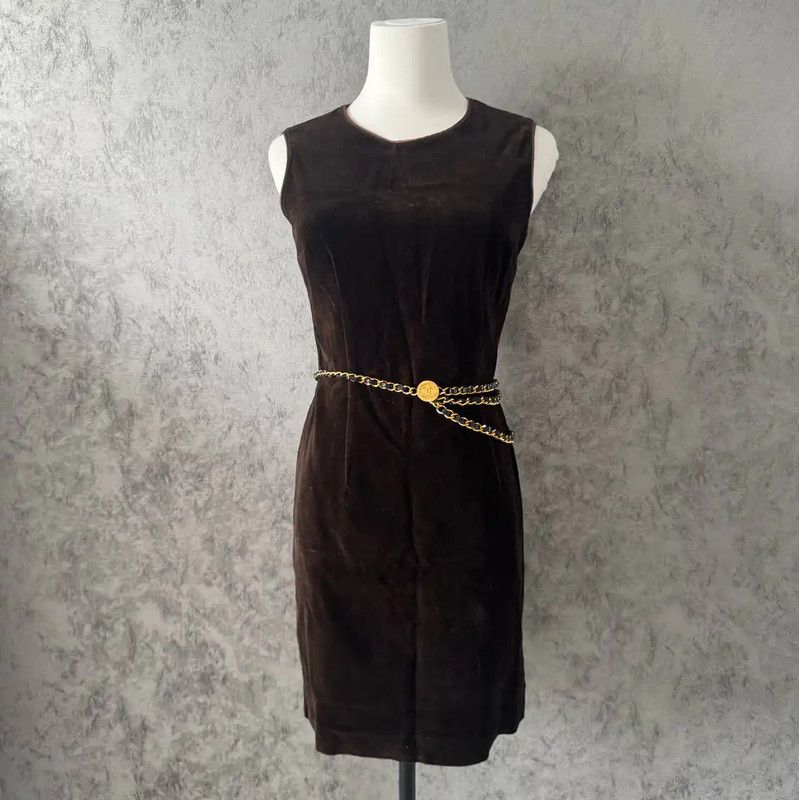 Burberry Burberry Brown Sleeveless Long Dress for Women Size M / US 6-8 / IT 42-44 - 2 Thumbnail