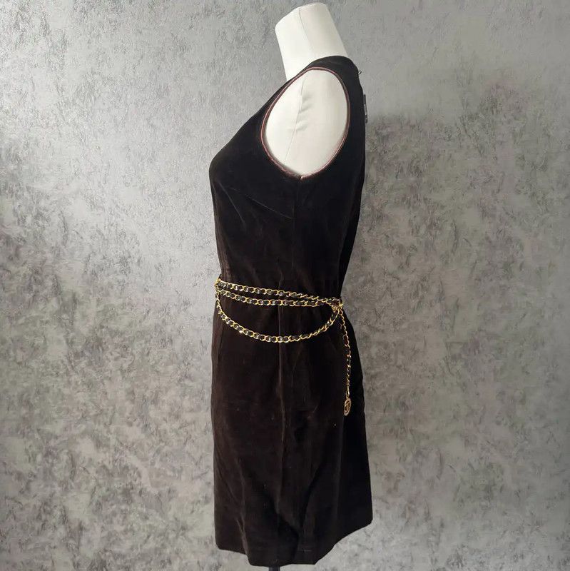 Burberry Burberry Brown Sleeveless Long Dress for Women Size M / US 6-8 / IT 42-44 - 4 Thumbnail