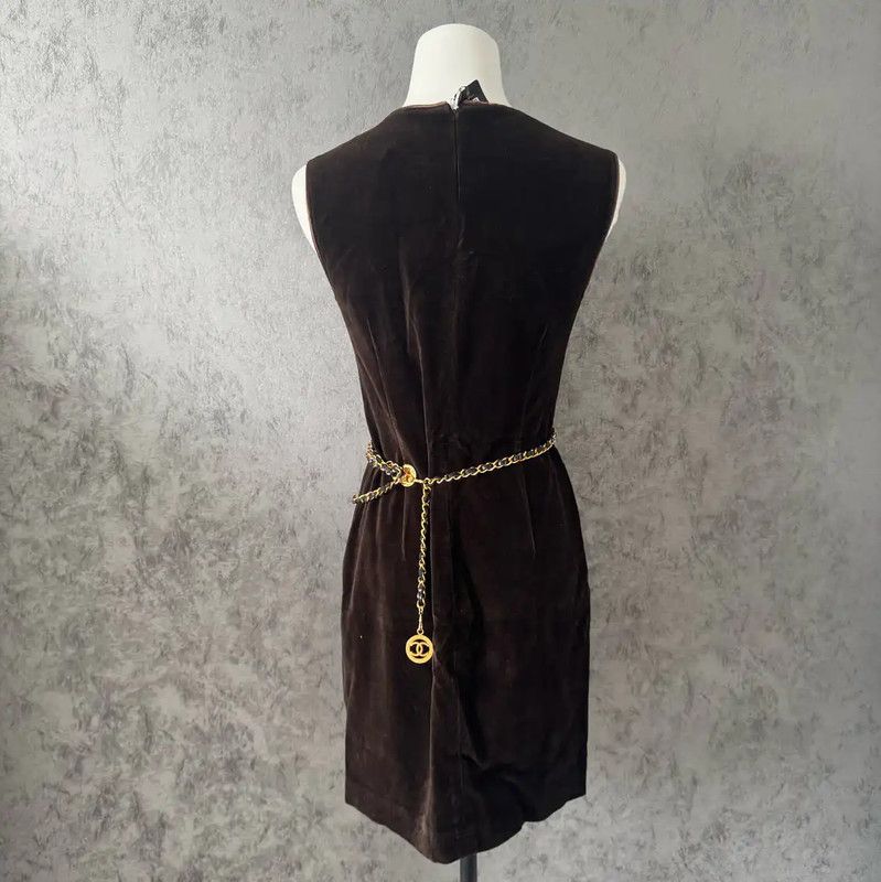 Burberry Burberry Brown Sleeveless Long Dress for Women Size M / US 6-8 / IT 42-44 - 5 Thumbnail