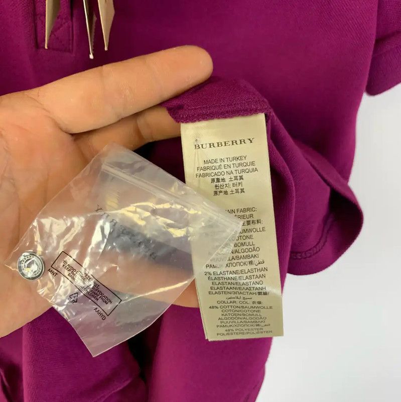 Burberry Burberry Purple Women's Polo Shirt XS Size XS / US 0-2 / IT 36-38 - 4 Thumbnail