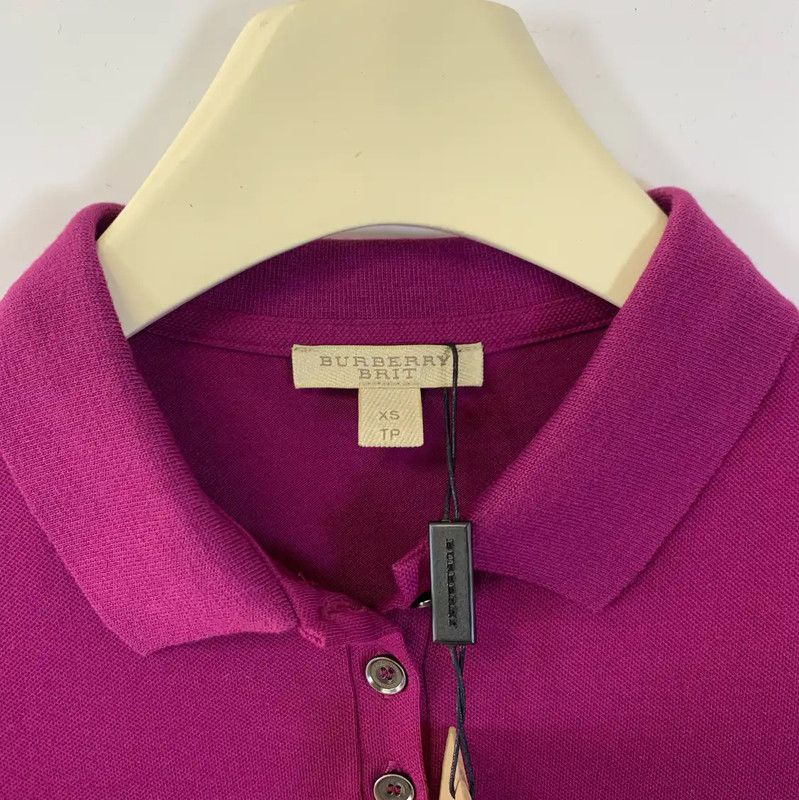 Burberry Burberry Purple Women's Polo Shirt XS Size XS / US 0-2 / IT 36-38 - 3 Thumbnail