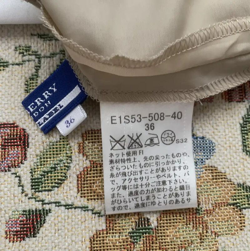 Burberry Burberry Yellow Checkered Cotton Skirt Size 23" - 5 Thumbnail