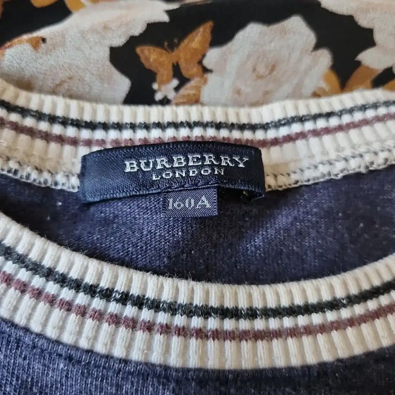 Burberry Burberry Navy Cotton Short Sleeve T-Shirt Size S / US 4 / IT 40 - 4 Thumbnail