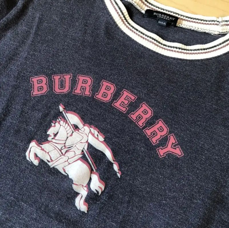Burberry Burberry Navy Cotton Short Sleeve T-Shirt Size S / US 4 / IT 40 - 2 Thumbnail