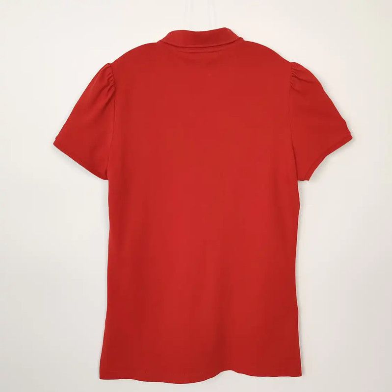 Burberry Burberry Red Cotton Women's T-Shirt Size M / US 6-8 / IT 42-44 - 2 Thumbnail