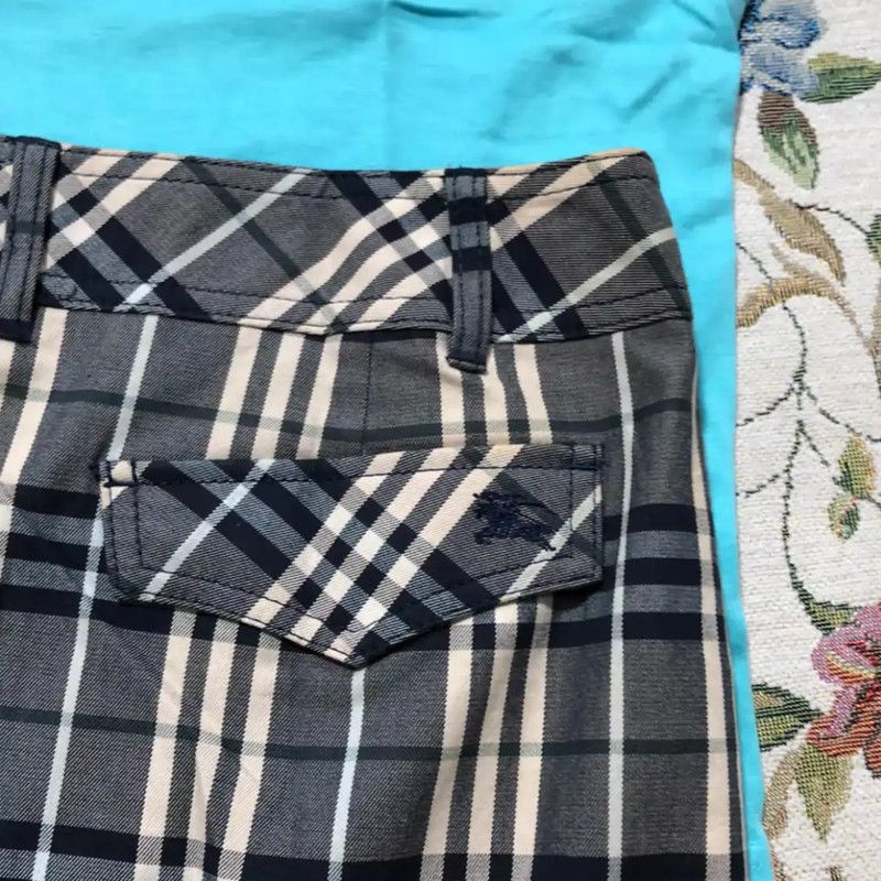 Burberry Burberry Gray Cotton Women's Skirt Size 23" - 3 Thumbnail