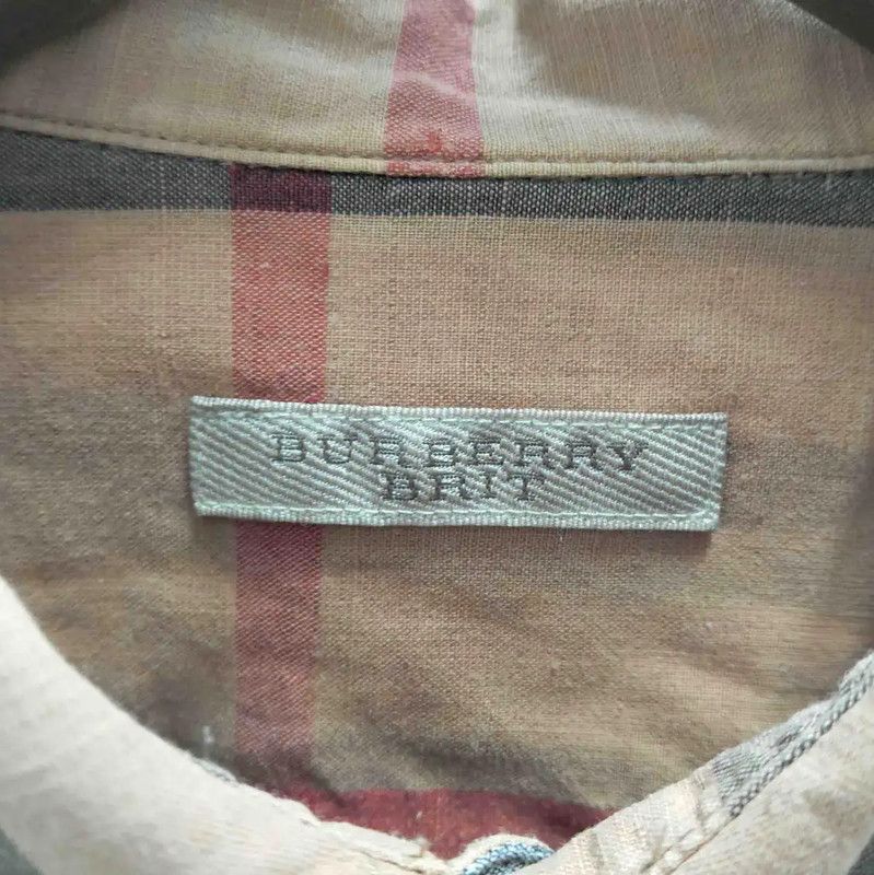 Burberry Burberry Summer Light Brown Cotton Shirt Size S / US 4 / IT 40 - 3 Thumbnail
