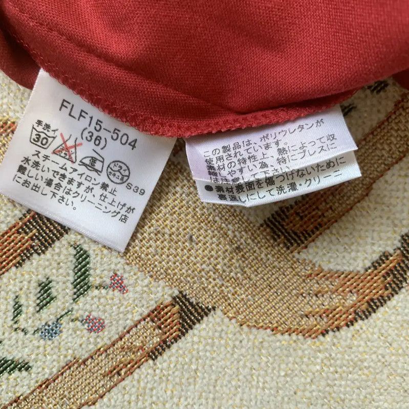 Burberry Burberry Red Cotton Skirt for Women Size 23" - 6 Thumbnail