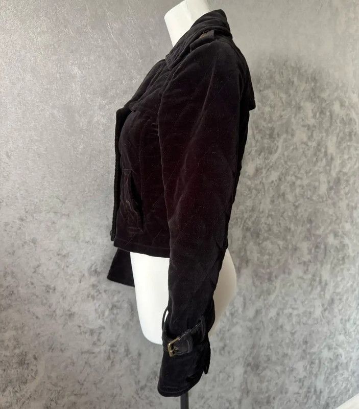 Burberry Burberry Women's Black Cotton Blend Jacket Size S / US 4 / IT 40 - 4 Thumbnail