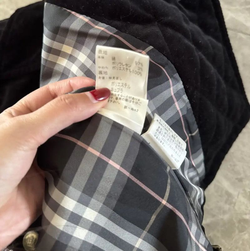Burberry Burberry Women's Black Cotton Blend Jacket Size S / US 4 / IT 40 - 8 Thumbnail