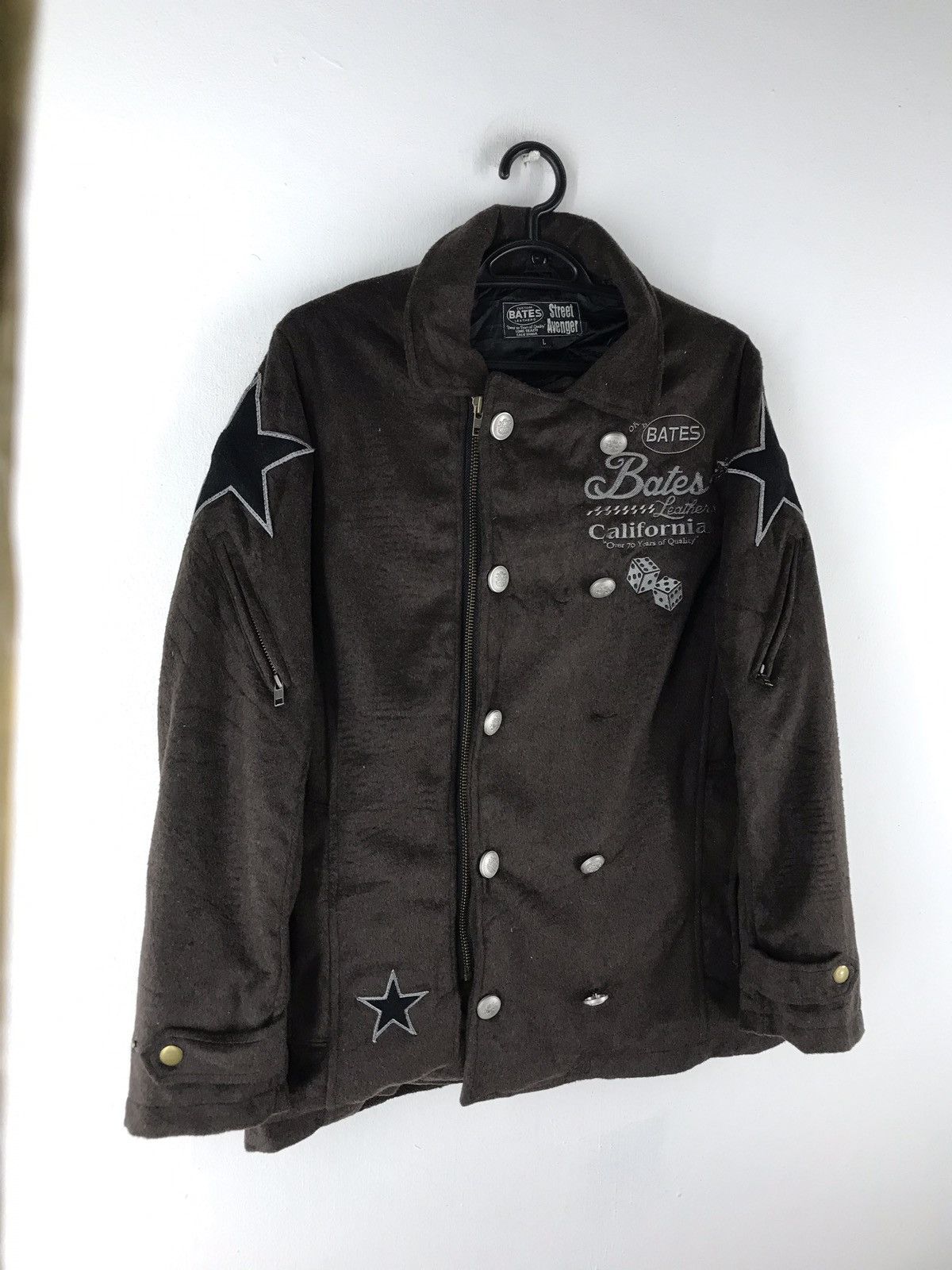 Sports Specialties RARE BATES RIDERS CAFE RACERS JACKET EMBRODERY LOGO Size US L / EU 52-54 / 3 - 3 Thumbnail