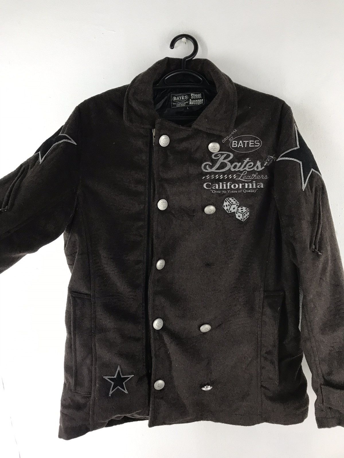 Sports Specialties RARE BATES RIDERS CAFE RACERS JACKET EMBRODERY LOGO Size US L / EU 52-54 / 3 - 5 Thumbnail