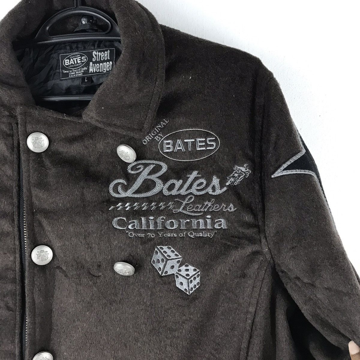 Sports Specialties RARE BATES RIDERS CAFE RACERS JACKET EMBRODERY LOGO Size US L / EU 52-54 / 3 - 4 Thumbnail