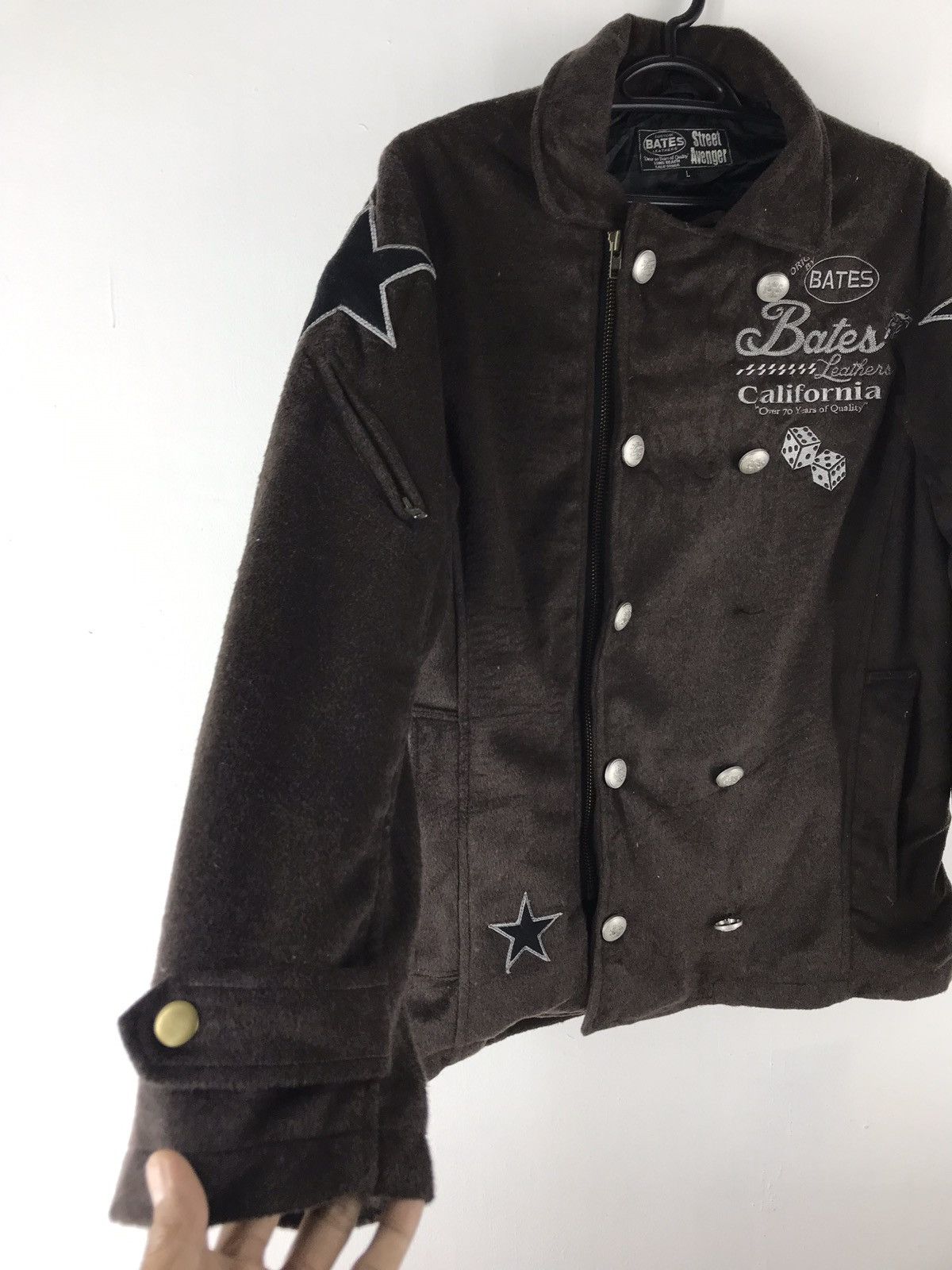 Sports Specialties RARE BATES RIDERS CAFE RACERS JACKET EMBRODERY LOGO Size US L / EU 52-54 / 3 - 8 Thumbnail