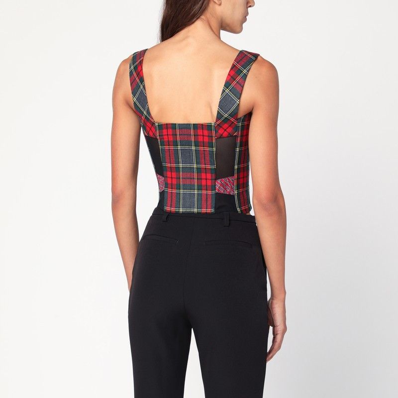 Vivienne Westwood Vivienne Westwood Juliet Wool Corset With Scarlet Tartan Pattern Size S / US 4 / IT 40 - 2 Thumbnail