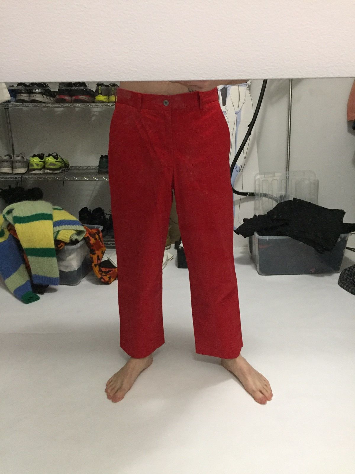 Comme des Garcons SS96 Red Pants Size US 30 / EU 46 - 8 Thumbnail