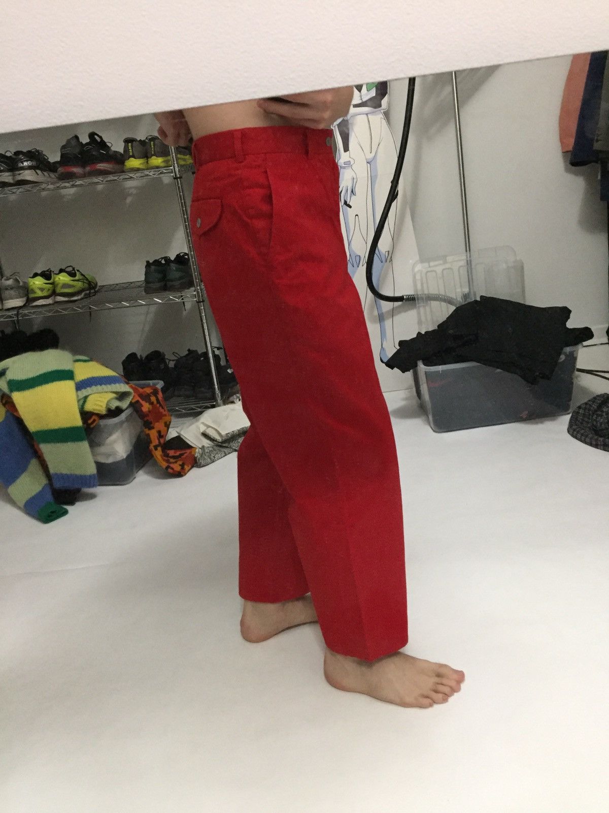 Comme des Garcons SS96 Red Pants Size US 30 / EU 46 - 9 Thumbnail