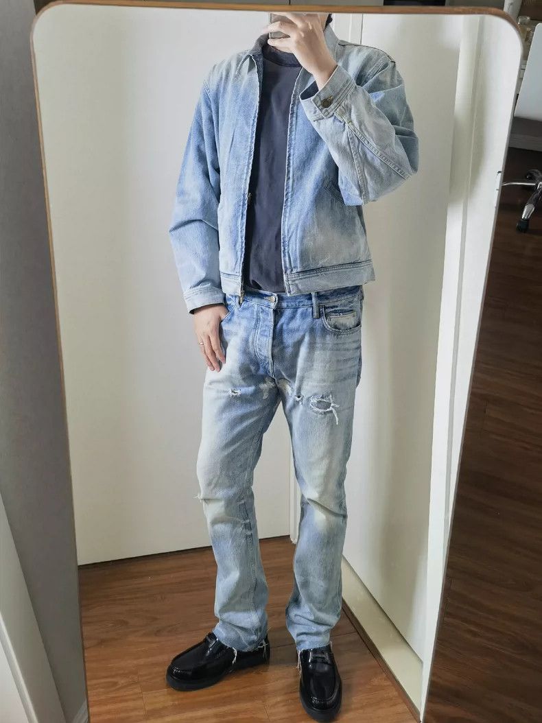 Fear of God Fear of God 8th Blue Denim Jacket - dmc Size US XL / EU 56 / 4 - 9 Thumbnail